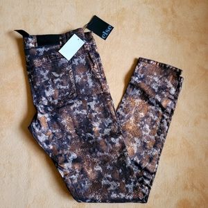 ELSE BRONZE SNAKE SKINNY JEANS SIZE W28